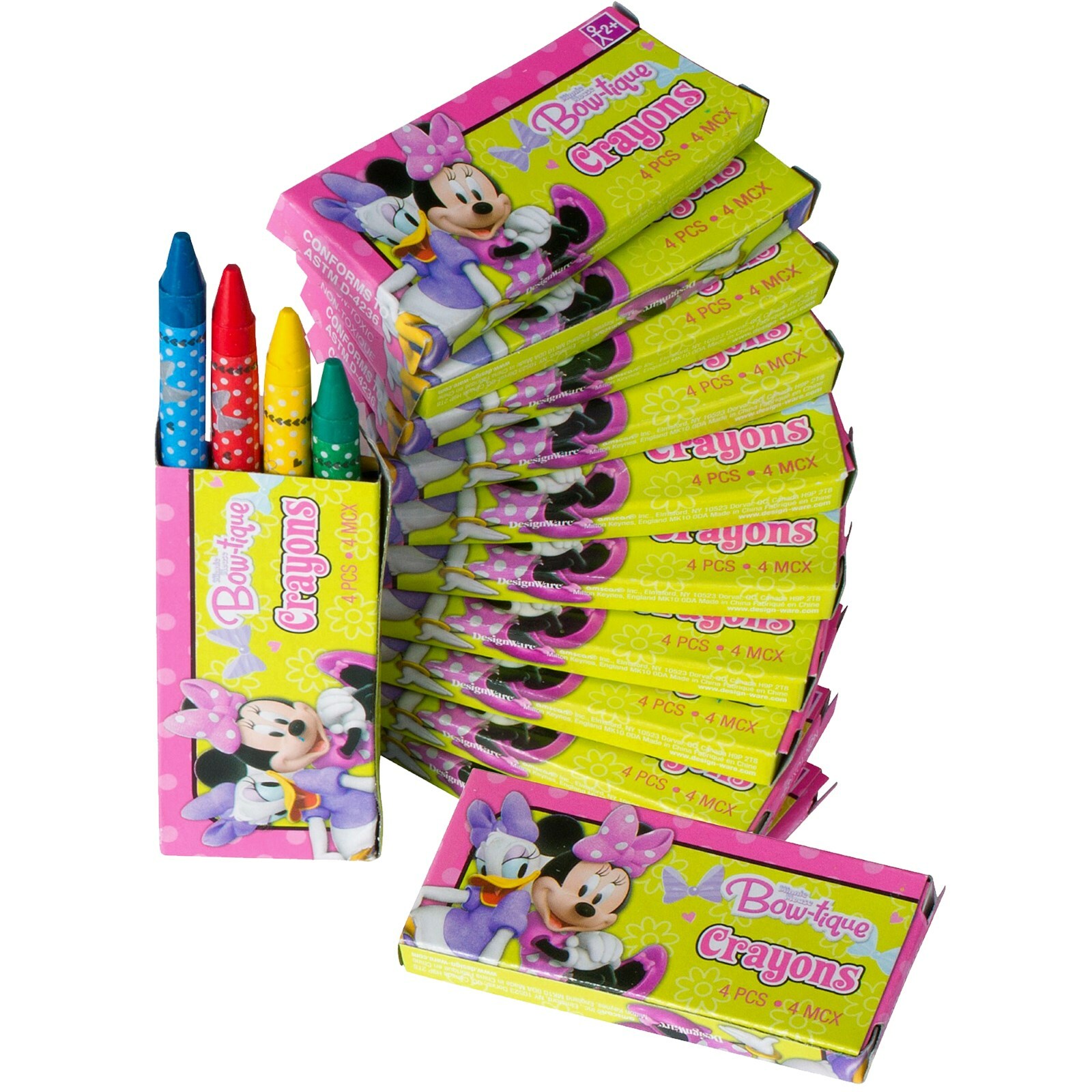 Minnie Mouse Bow-tique Mini Crayons (Pack of 12)
