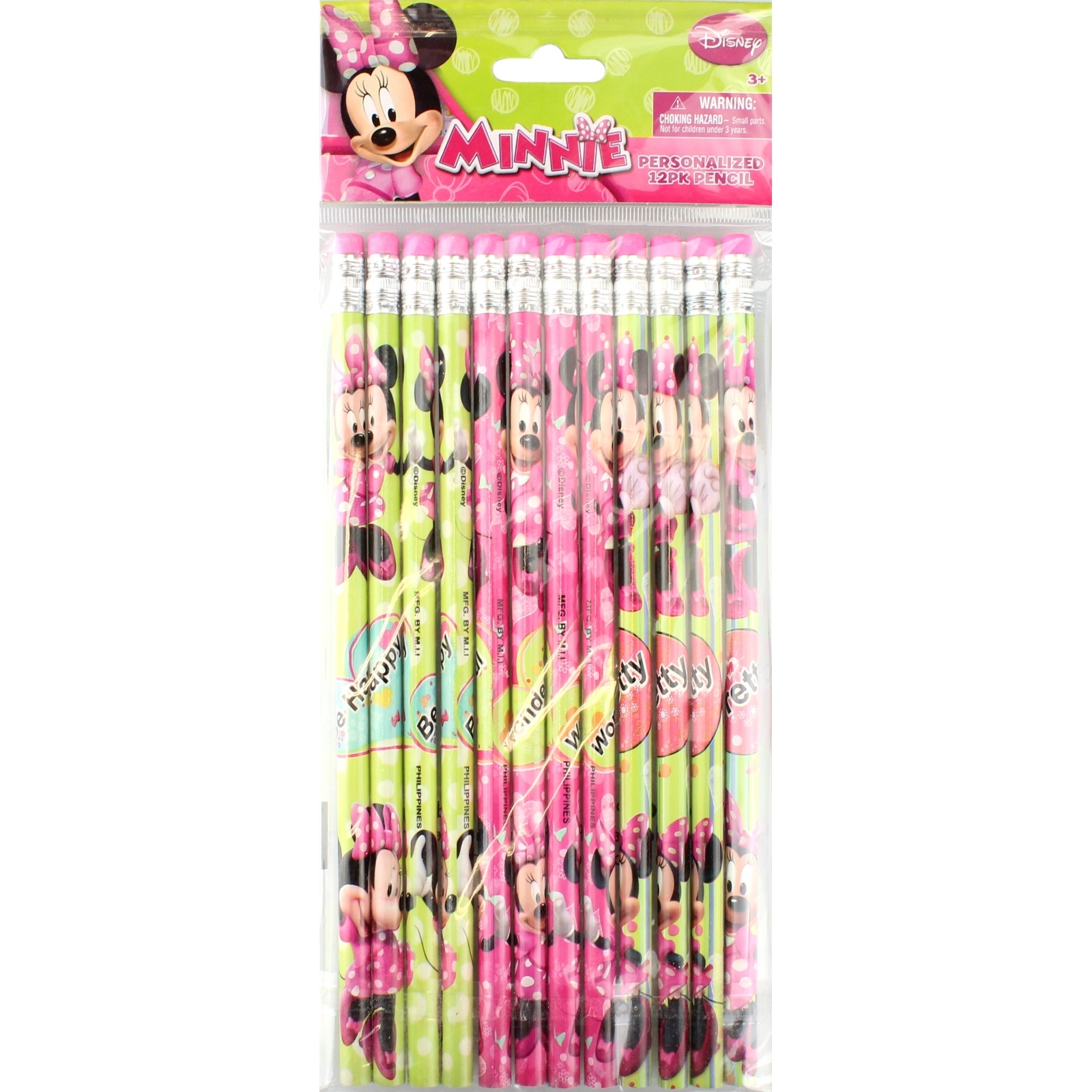 Minnie Mouse Pencils (Pack of 12)