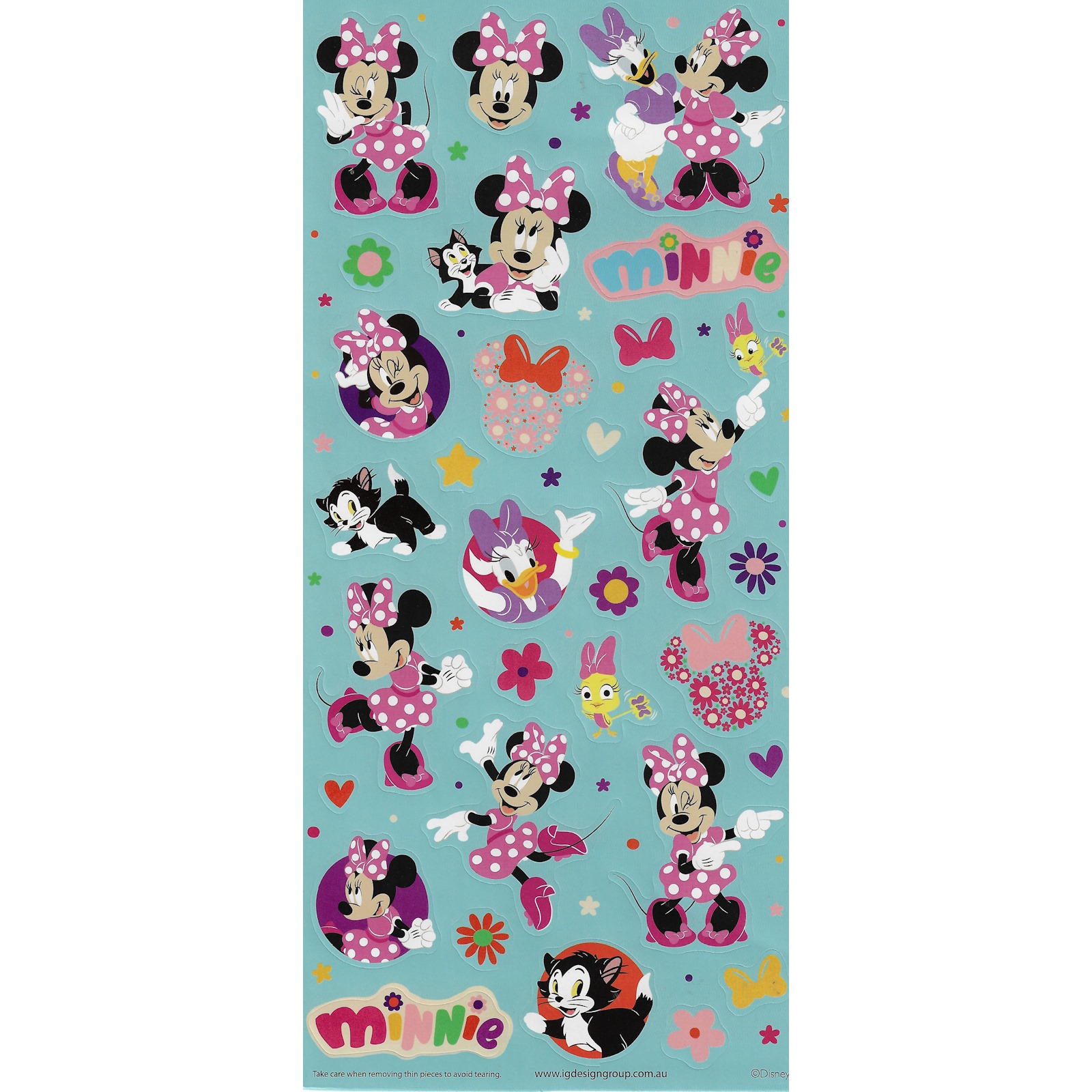 Minnie Mouse Stickers (2 Sheets)