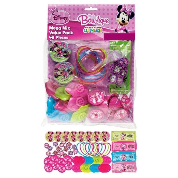 Minnie Mouse Mega Value Favour Pack (48 Pieces)