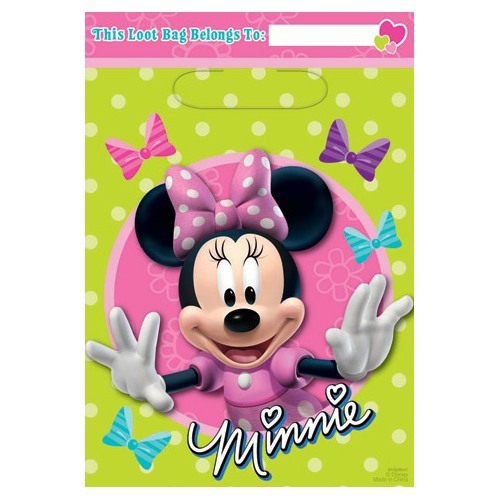 Minnie Mouse Bow-tique Lolly/Treat Bags (Pack of 8)
