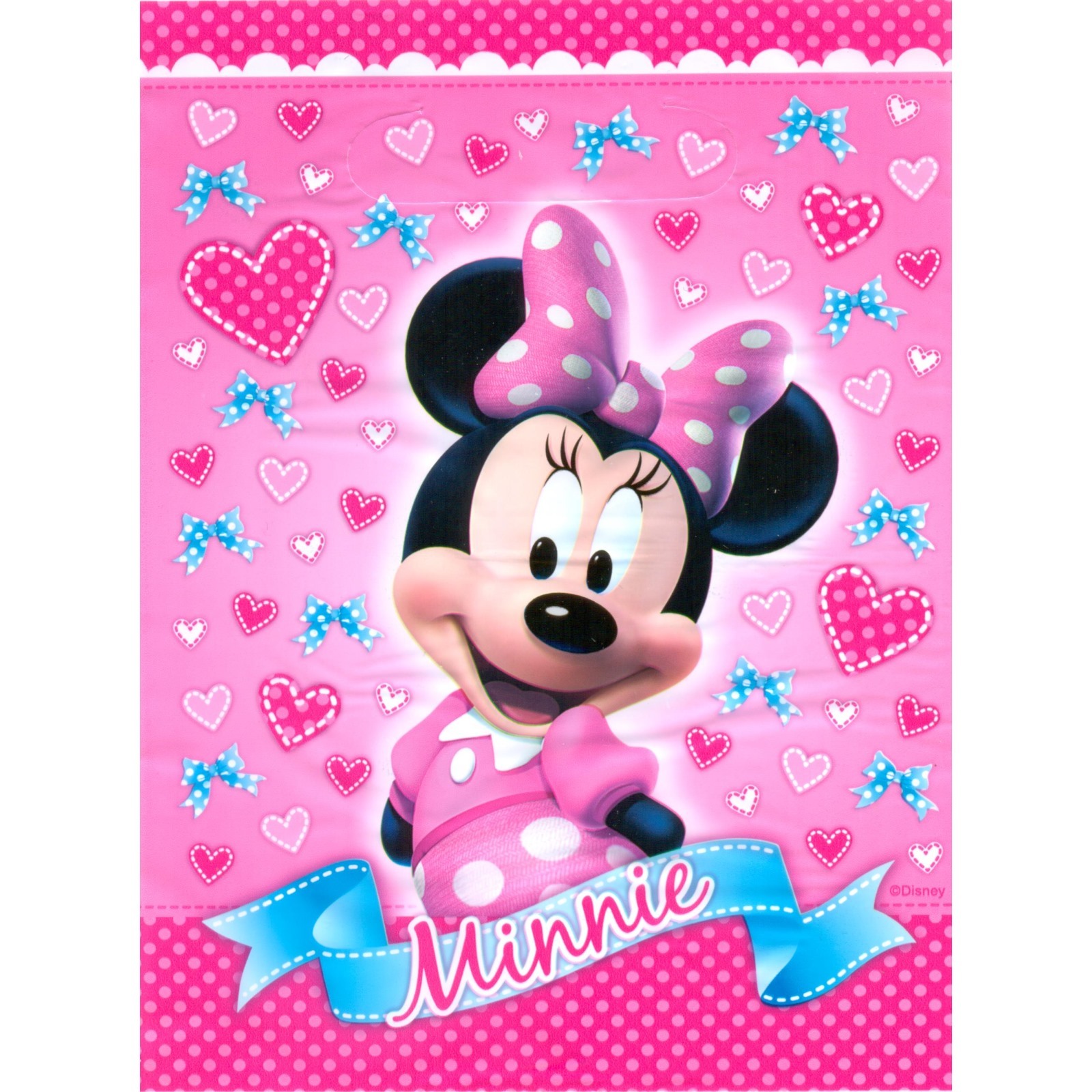 Minnie Mouse Lolly/Treat Bags (Pack of 8)