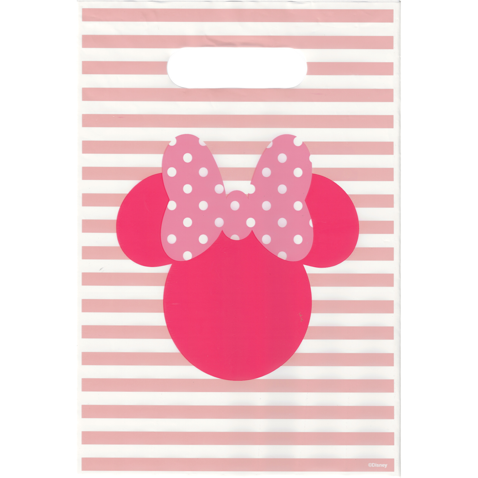 Minnie Mouse Pretty Minnie Plastic Lolly/Treat Bags (Pack of 8) 
