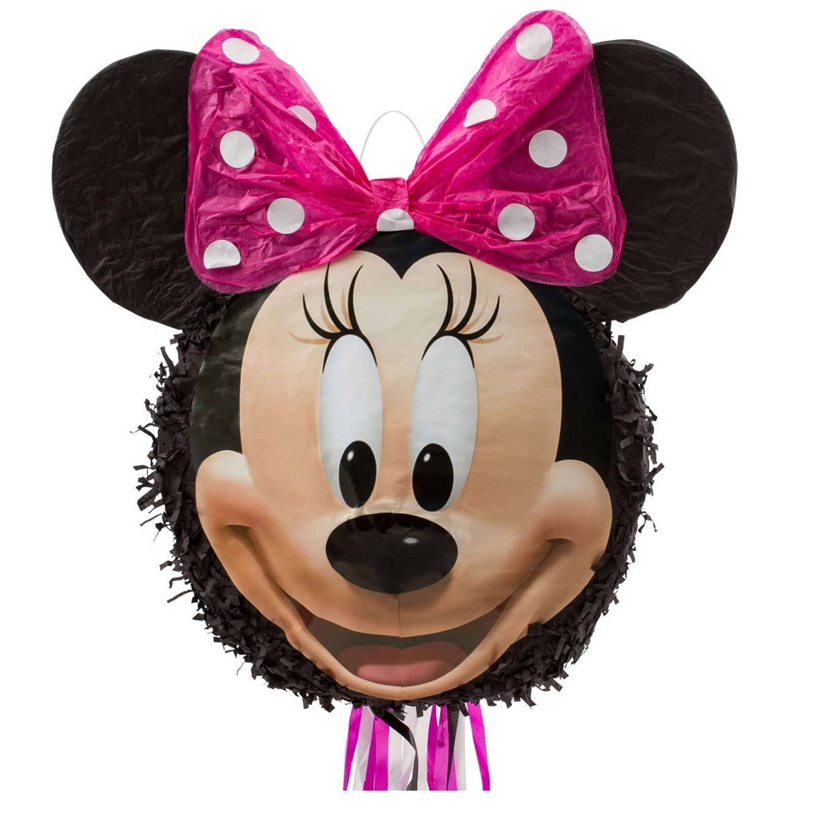 Minnie Mouse Shaped Pull String Pinata