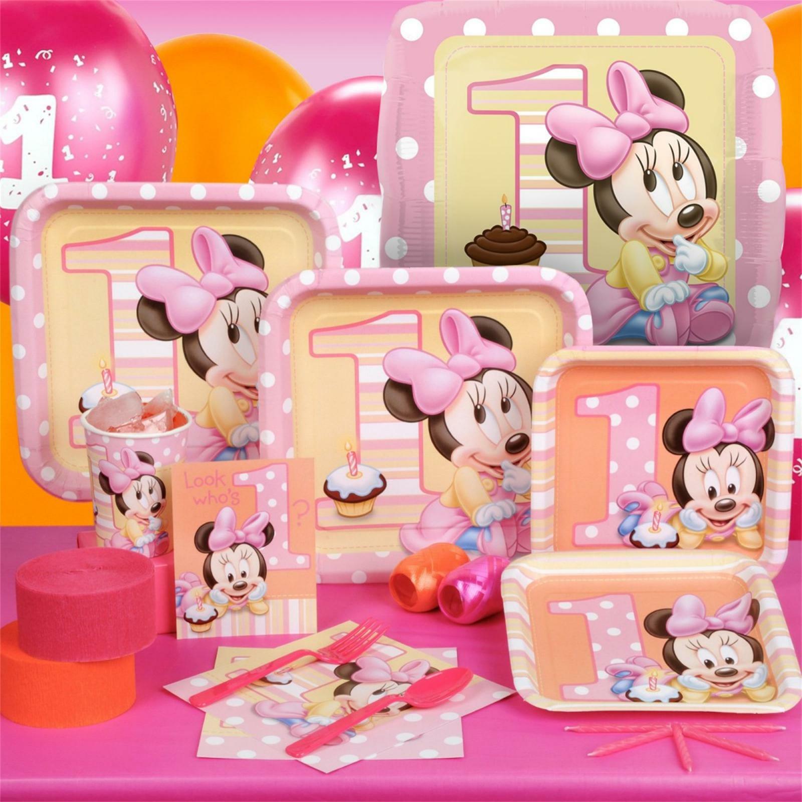 Minnie Mouse 1st Birthday Party Pack for 8 Guests