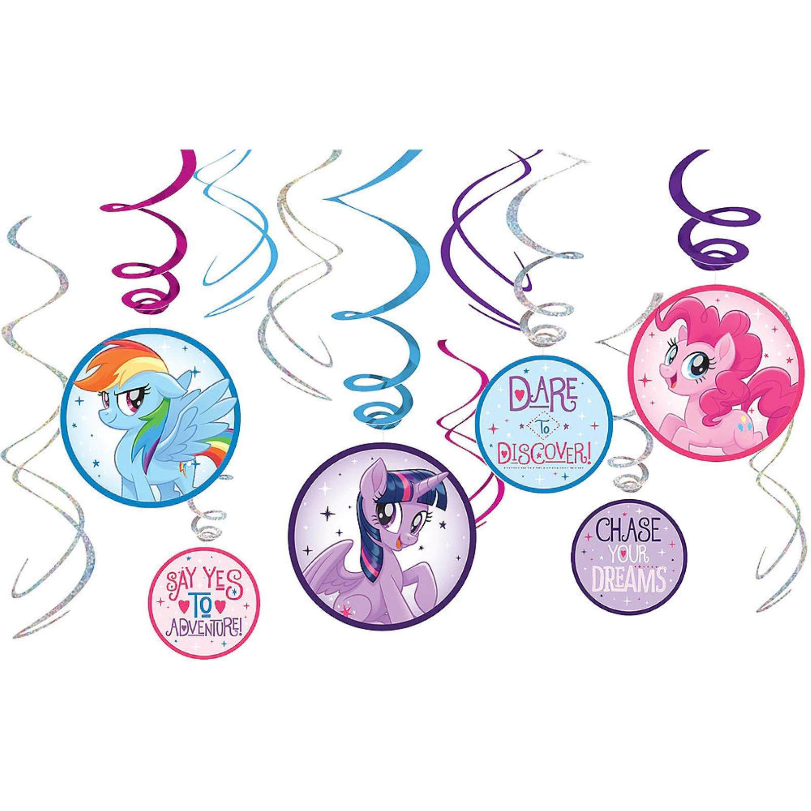 My Little Pony Friendship Adventures Swirl Decorations
