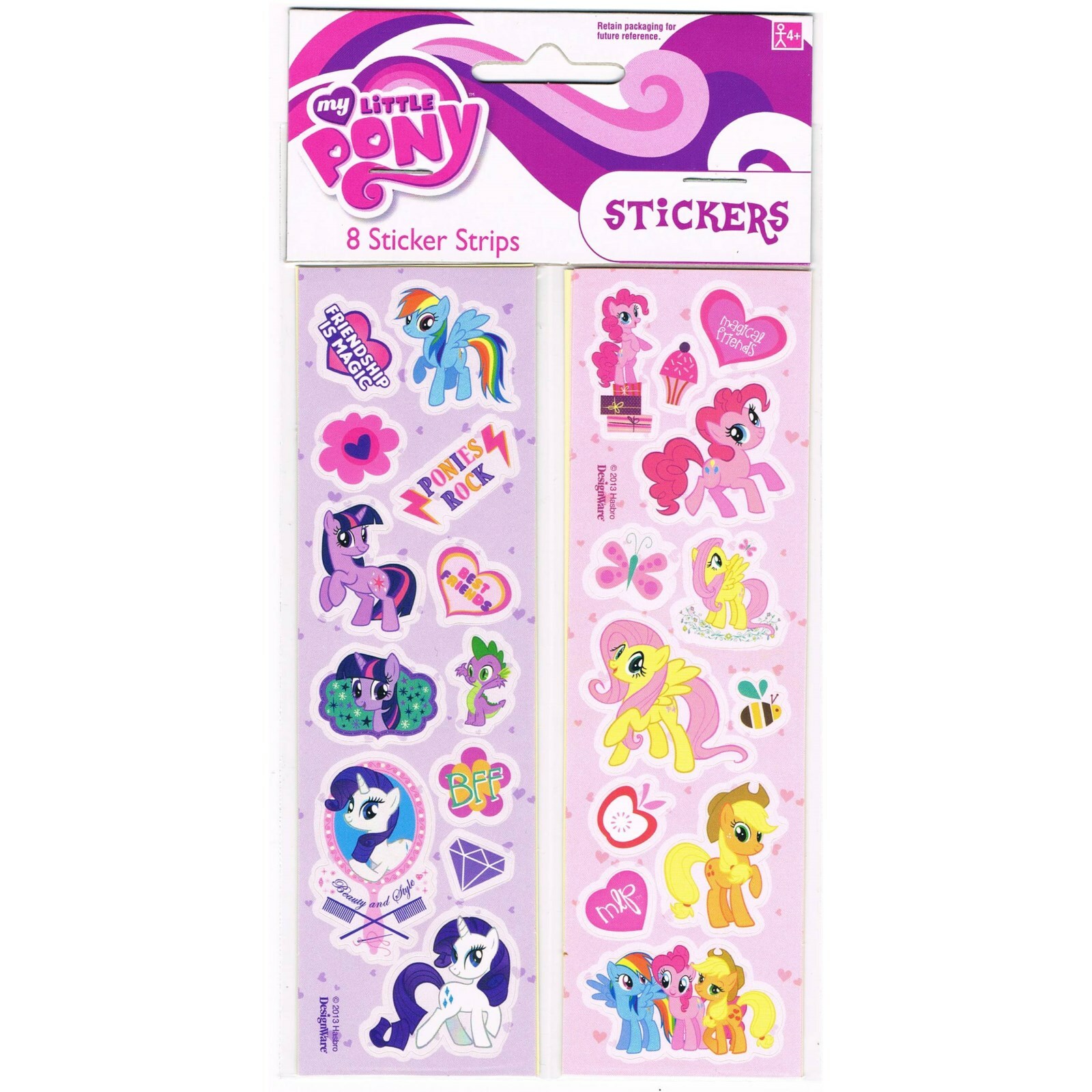 Mlp Rd Sticker My Little Pony Stickers (8 Sheets) | My Little Pony | Girls Birthday ...