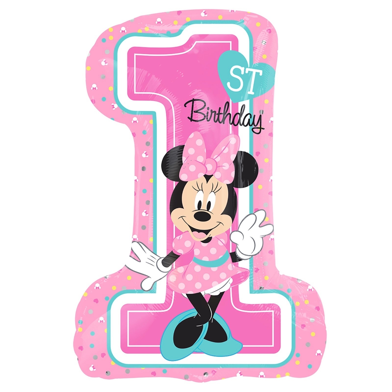 Minnie Mouse Fun To Be One Supershape Jumbo Helium Balloon 71cm