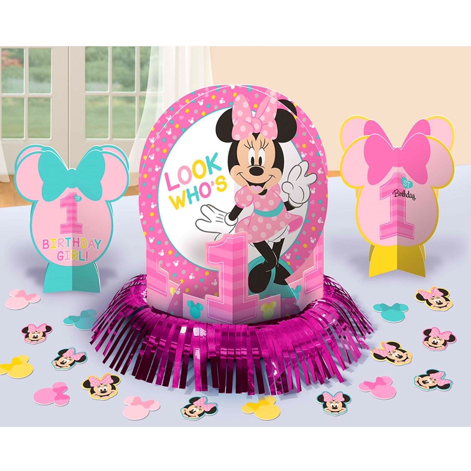 Minnie Mouse Fun To Be One Table Decorating Kit