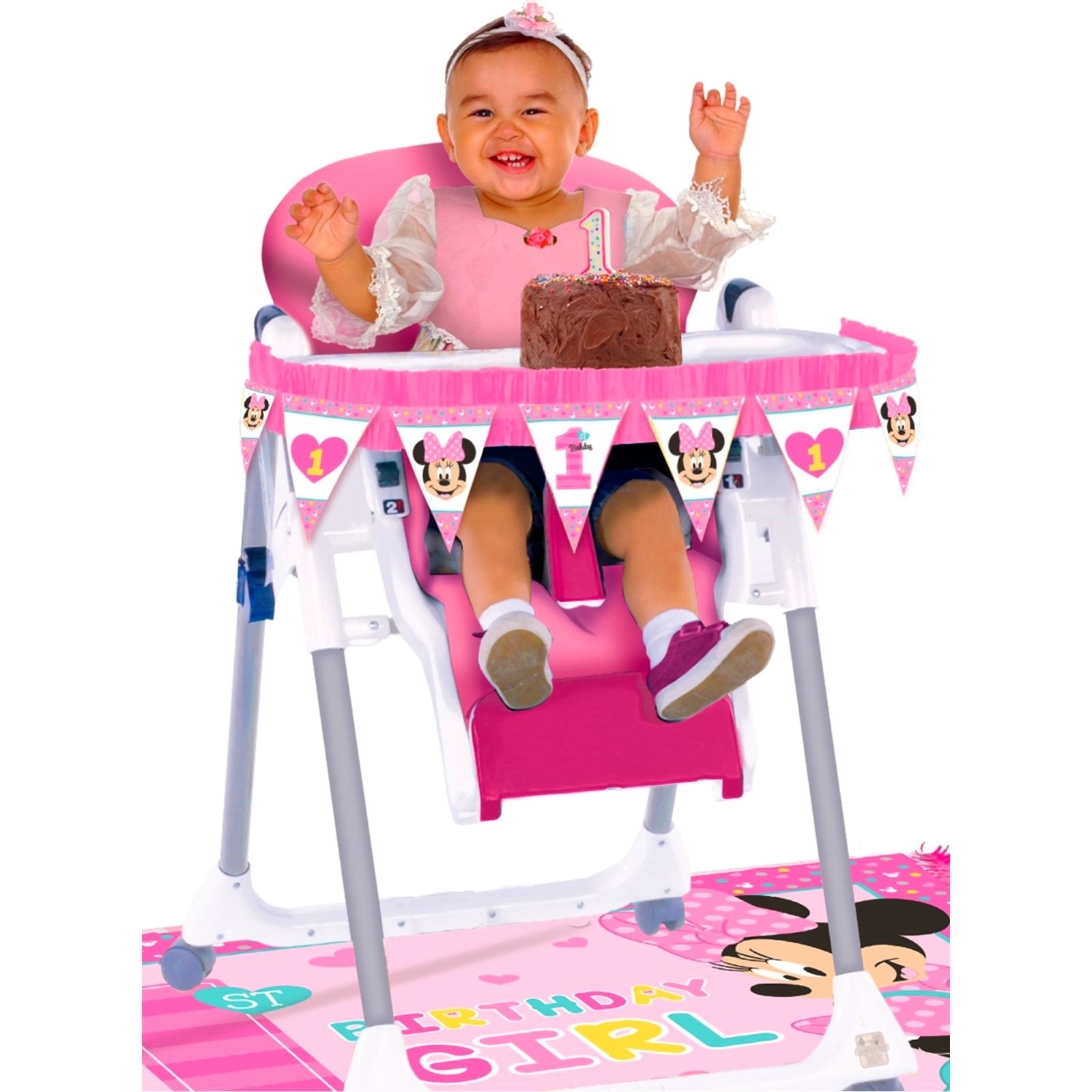 Minnie Mouse Fun To Be One High Chair Decorating Kit
