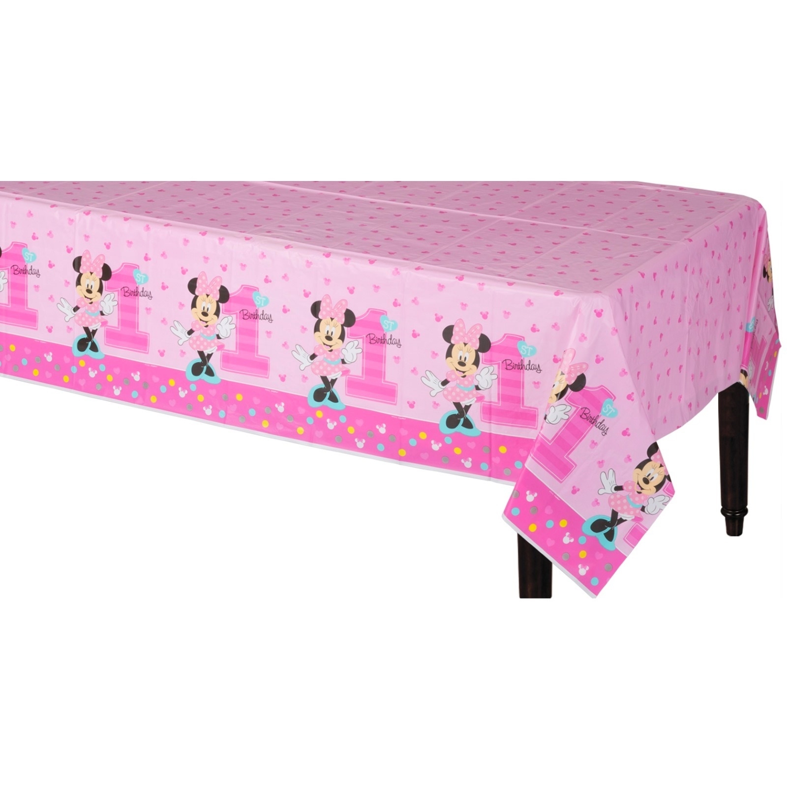 Minnie Mouse Fun To Be One Plastic Tablecloth