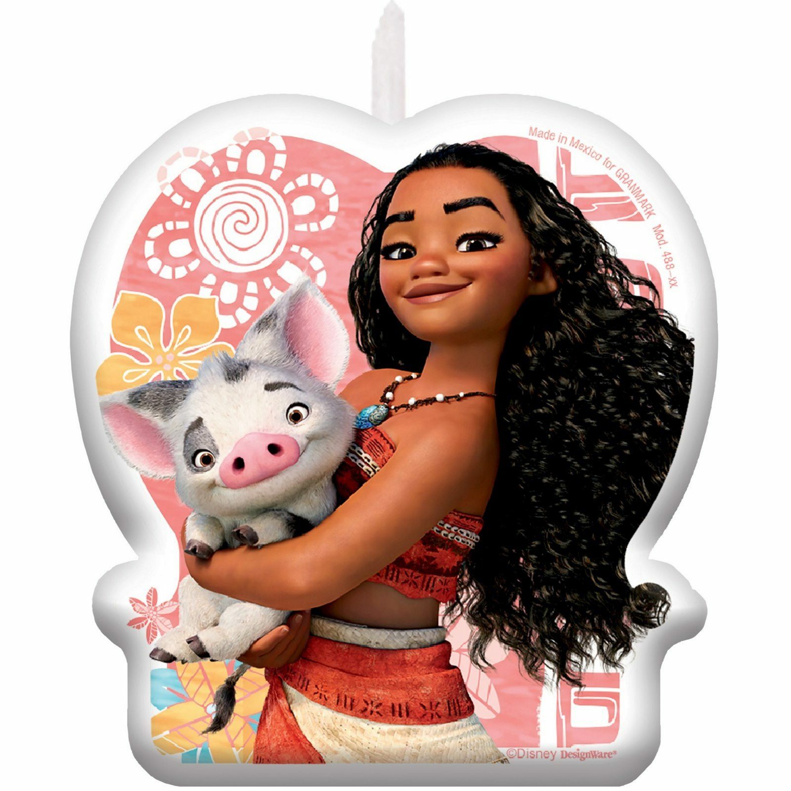 Moana Birthday Candle
