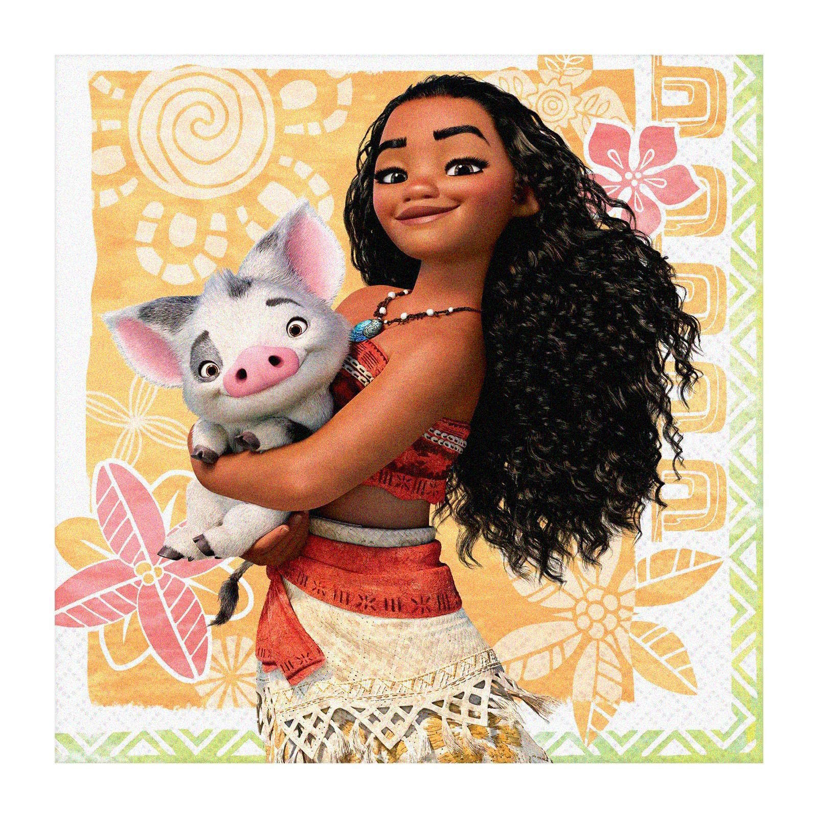 Moana Small Napkins / Serviettes (Pack of 16)
