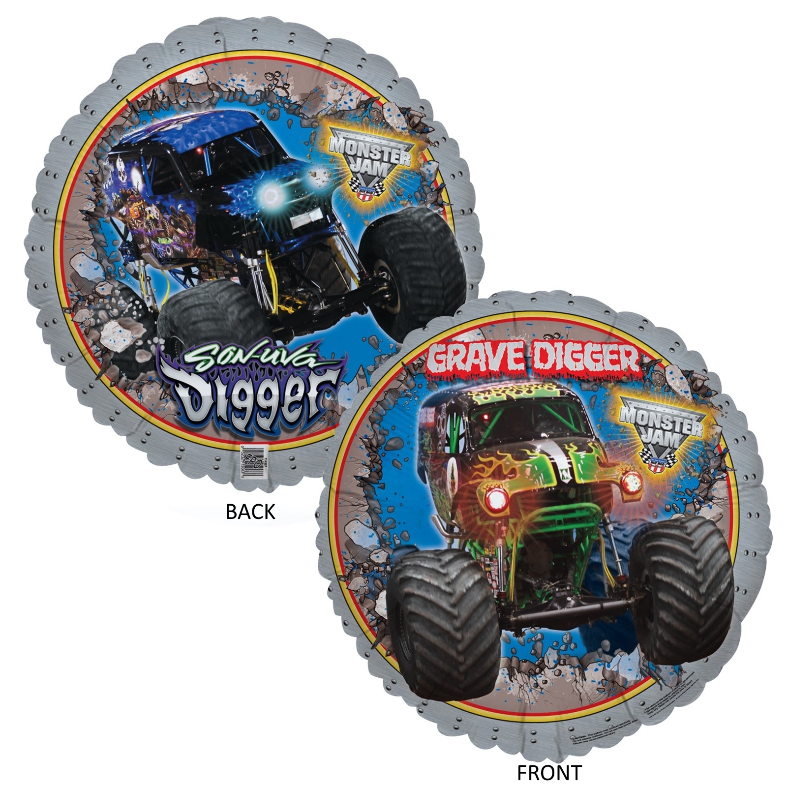 Monster Jam Helium Balloon