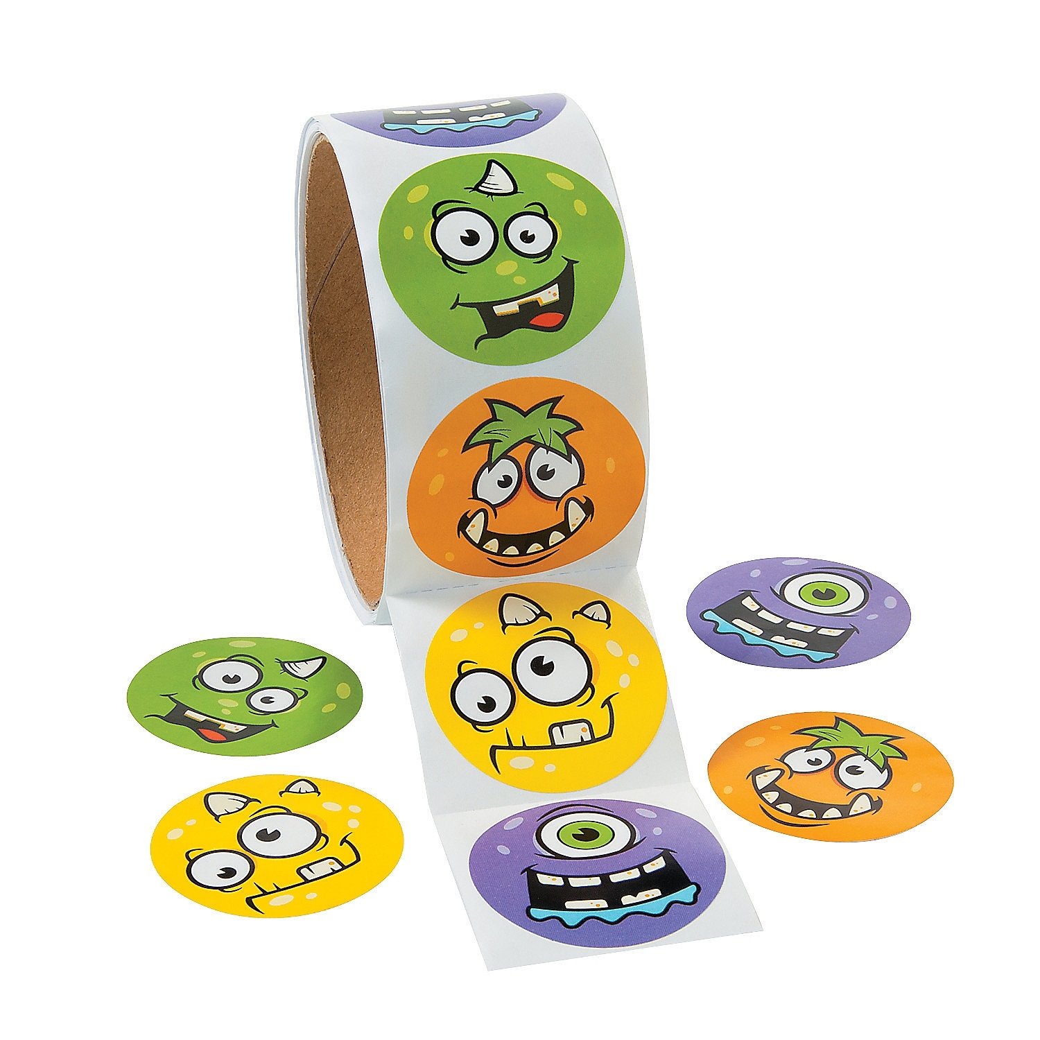 Monster Stickers (Roll of 100)