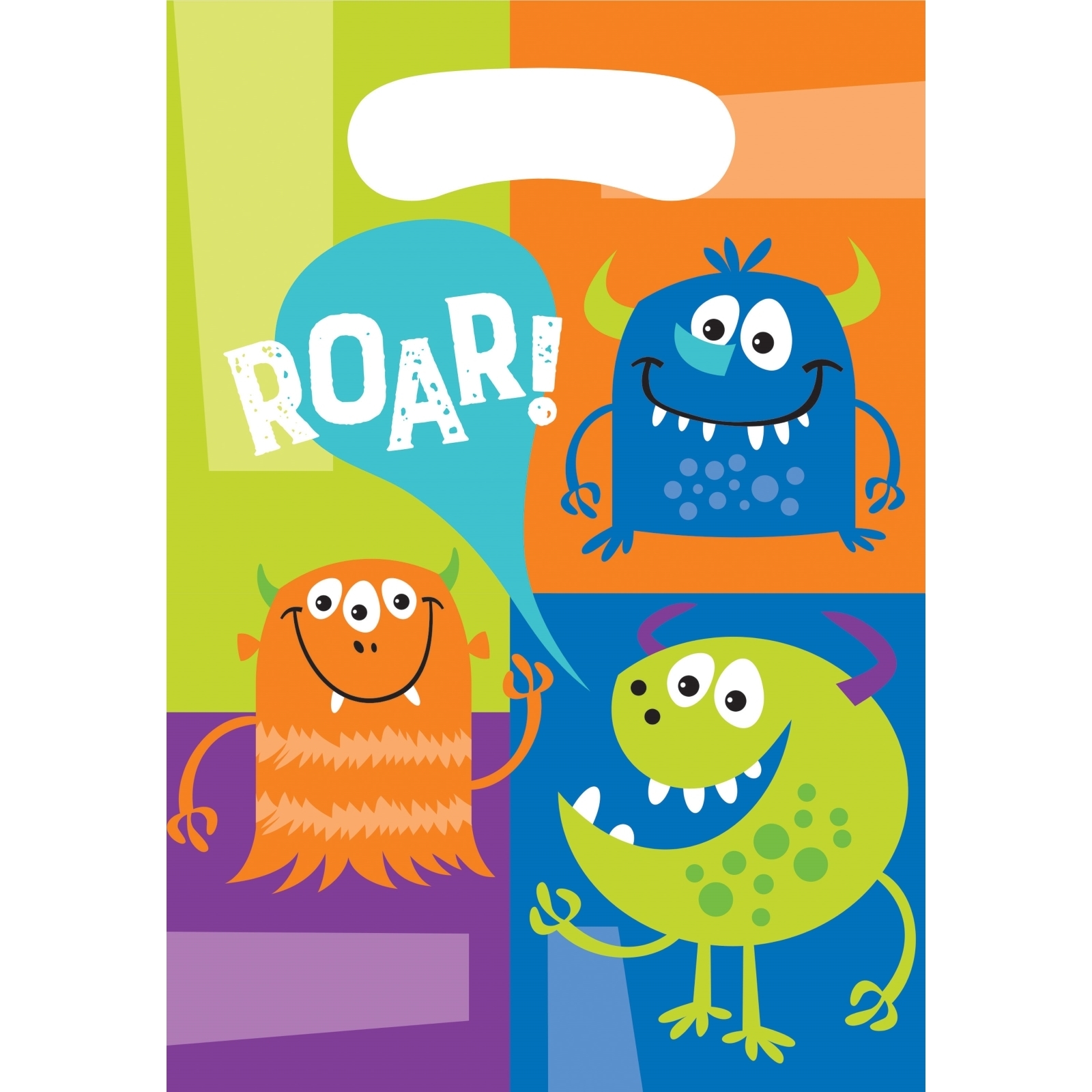 Fun Monsters Lolly/Treat Bags (Pack of 8)