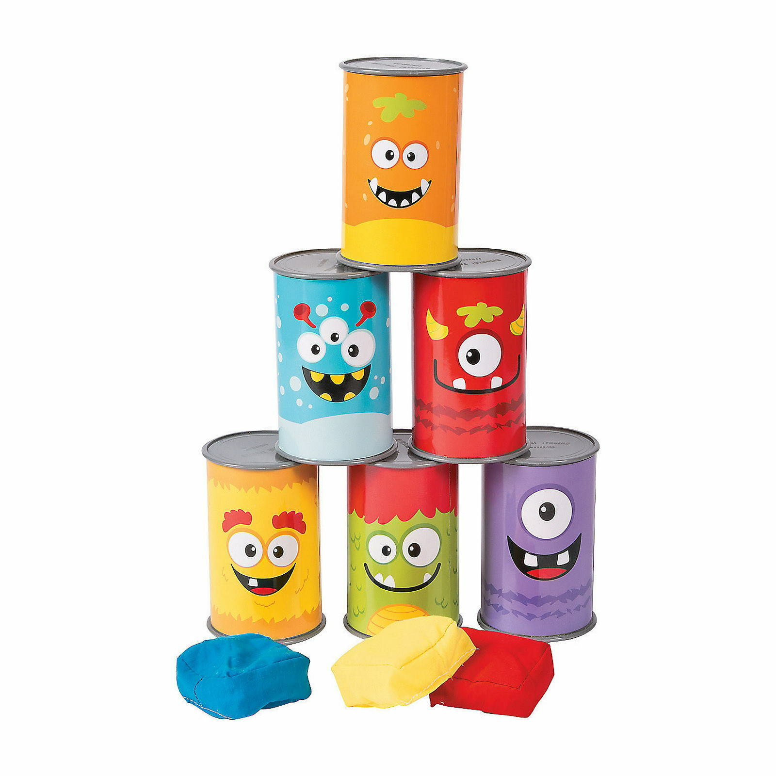 Monster Can Toss Game