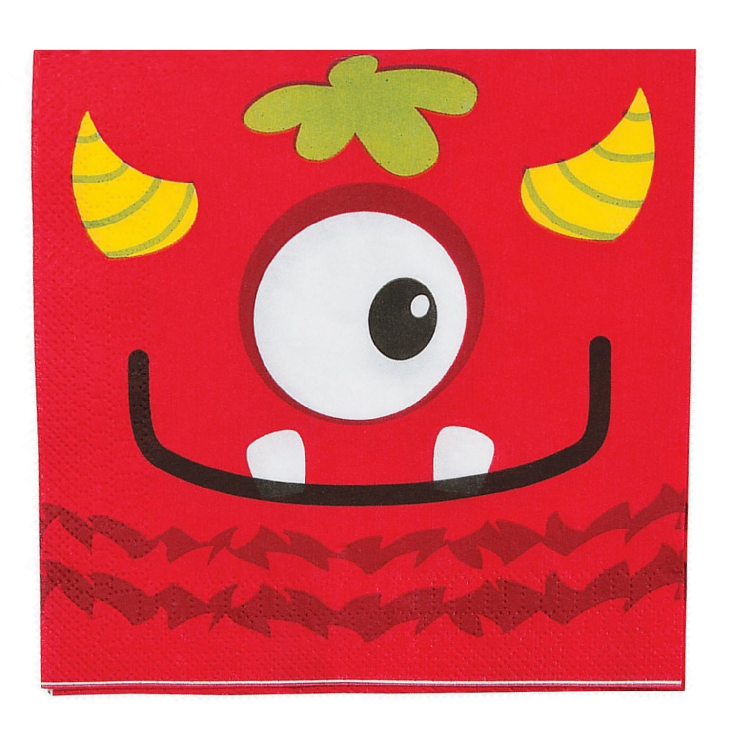 Mini Monster Large Napkins / Serviettes (Pack of 16)