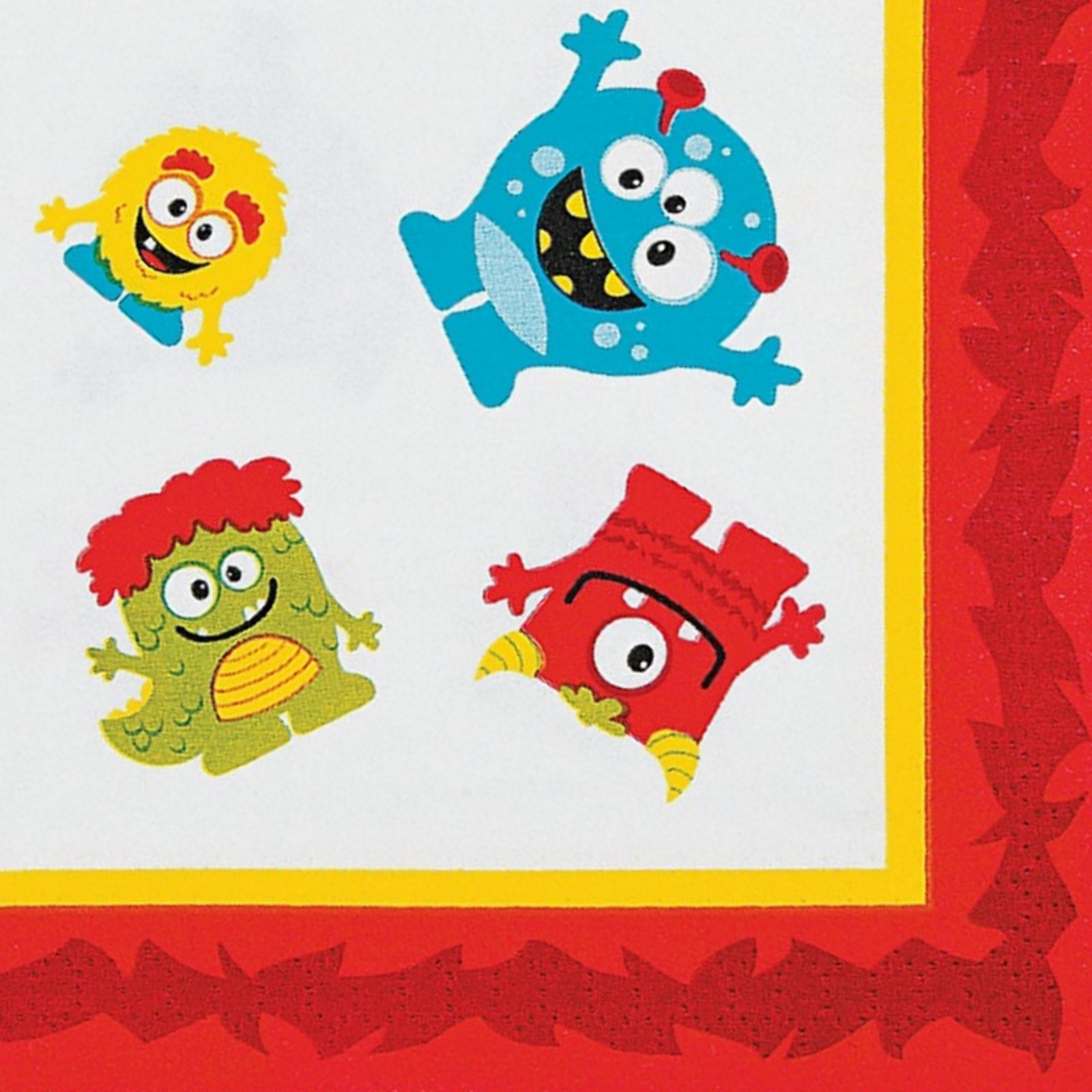 Monster Small Napkins / Serviettes (Pack of 16)