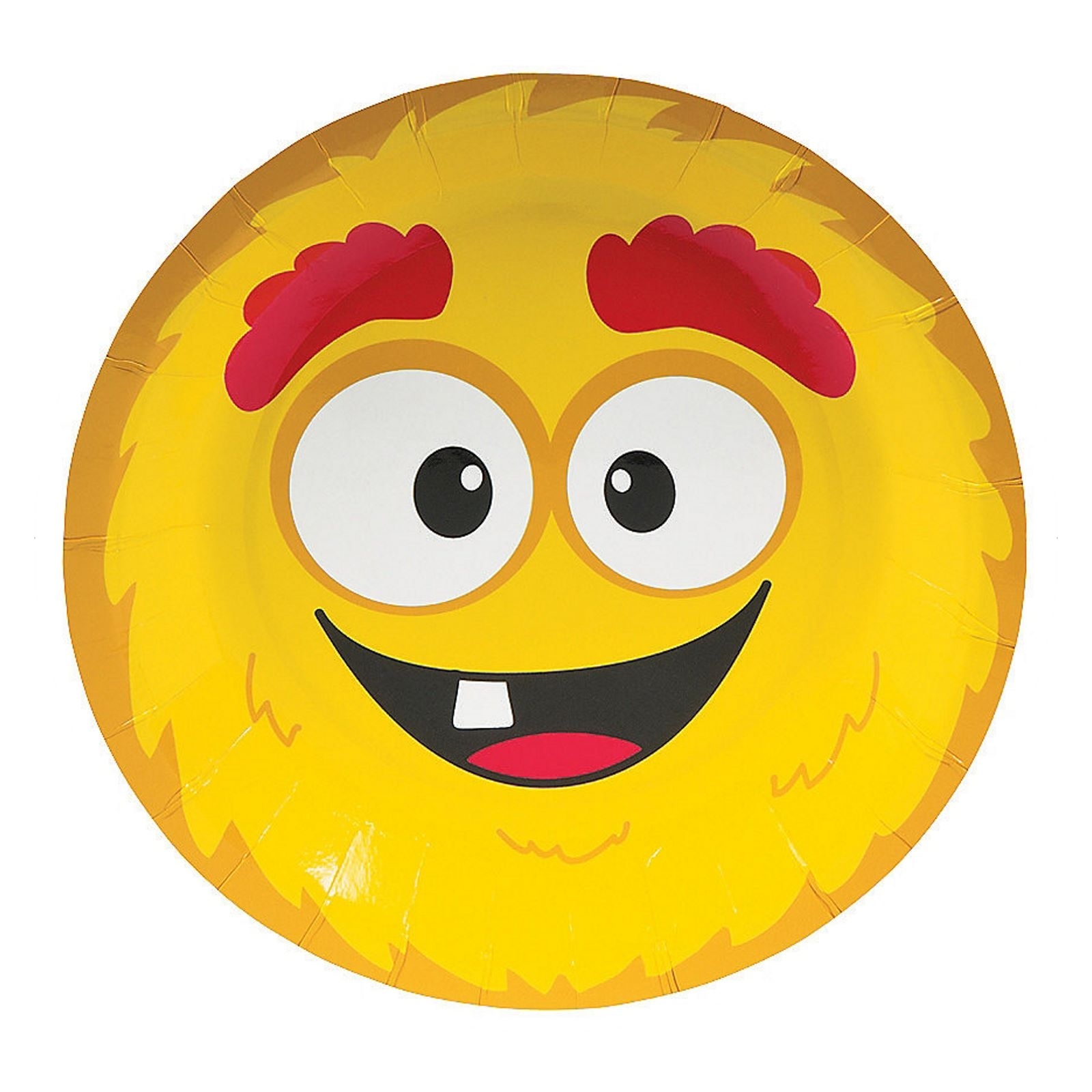 Mini Monster Small Paper Plates (Pack of 8)