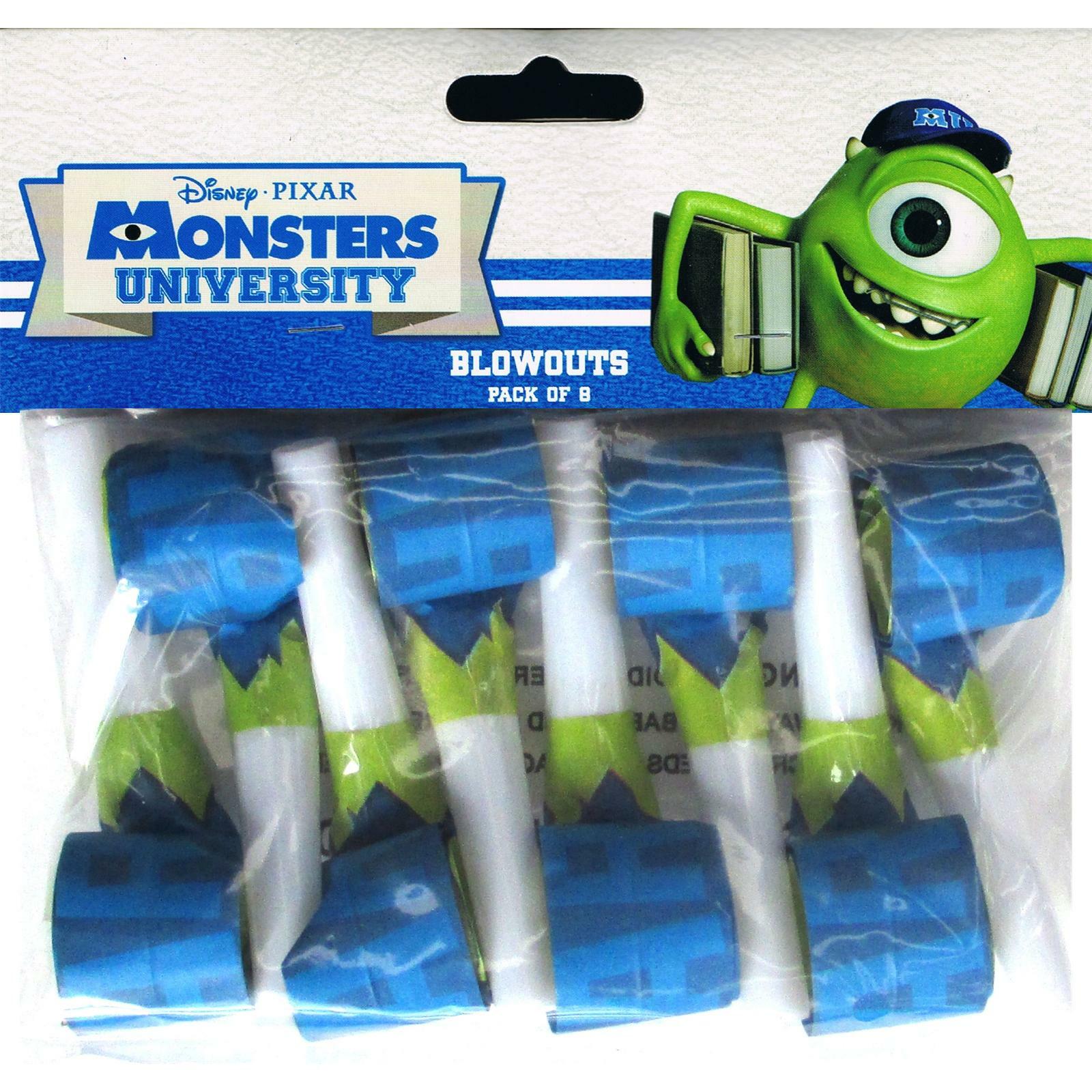 Monsters University Party Blowers (Pack of 8)