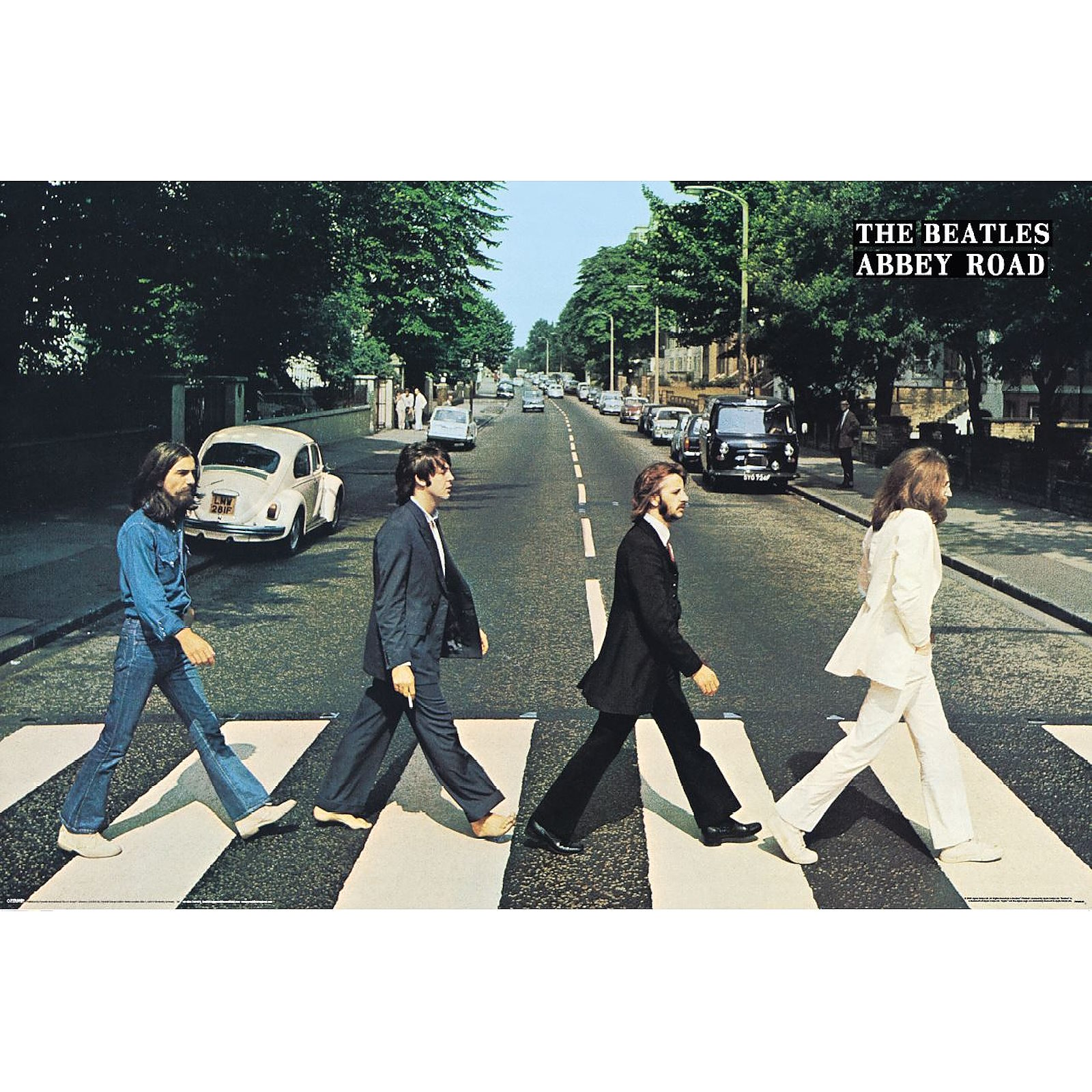 The Beatles Abbey Road Poster 