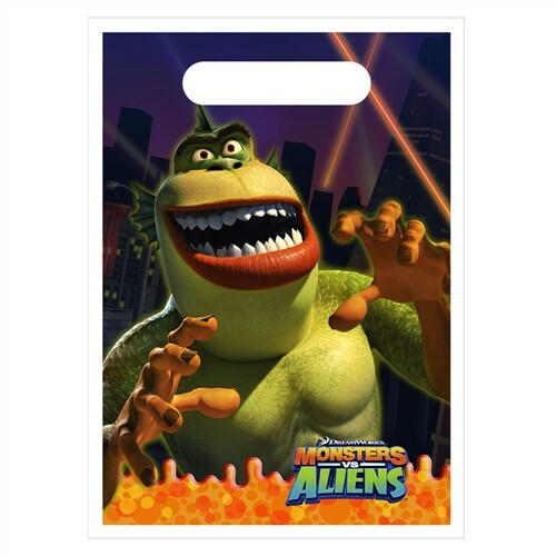 Monsters vs Aliens Lolly/Treat Bags (Pack of 8)