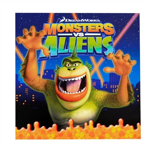 Monsters vs Aliens Large Napkins / Serviettes (Pack of 16)