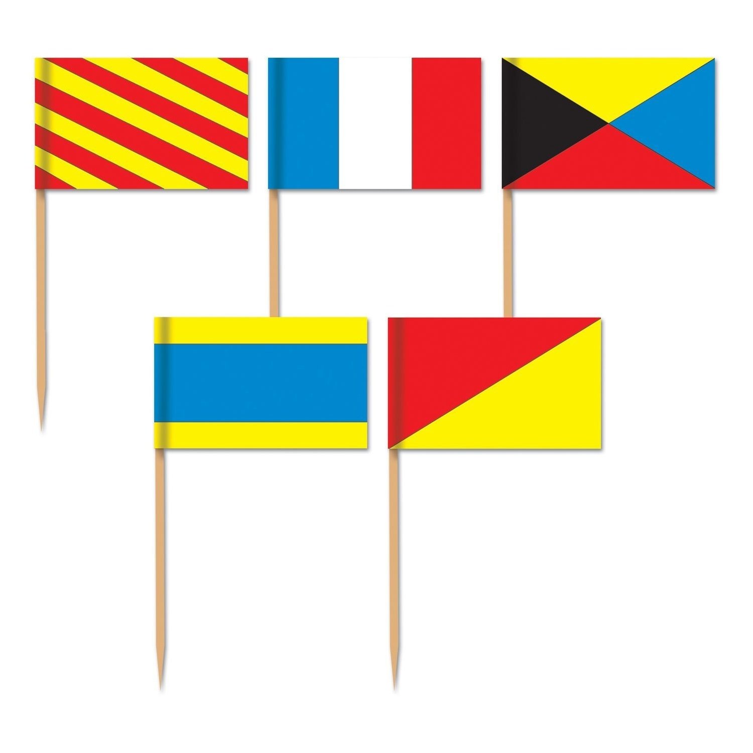 Nautical Flag Picks (Pack of 50)