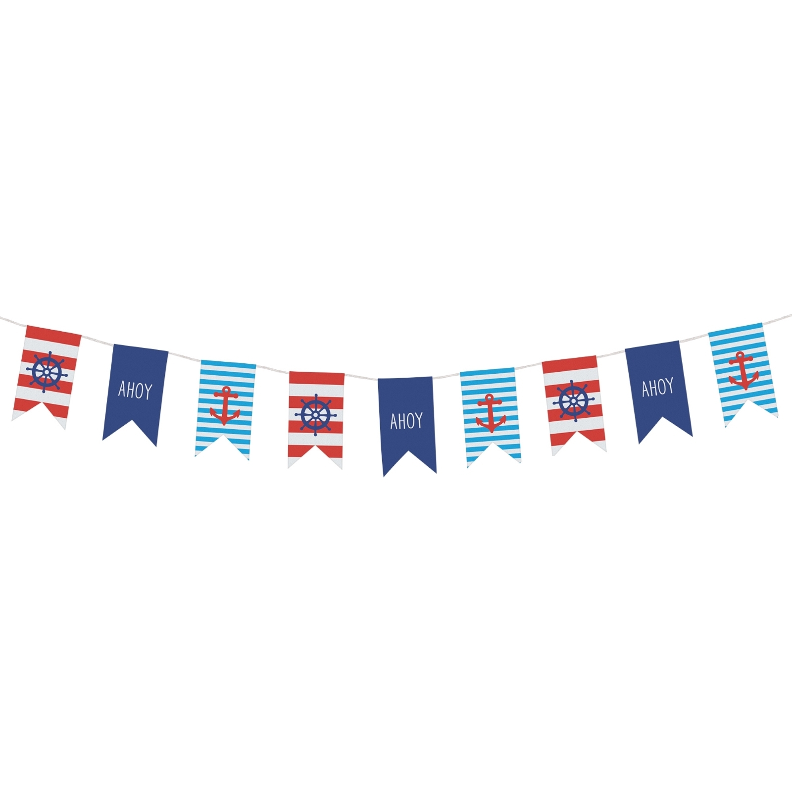 Nautical Canvas Pennant Banner