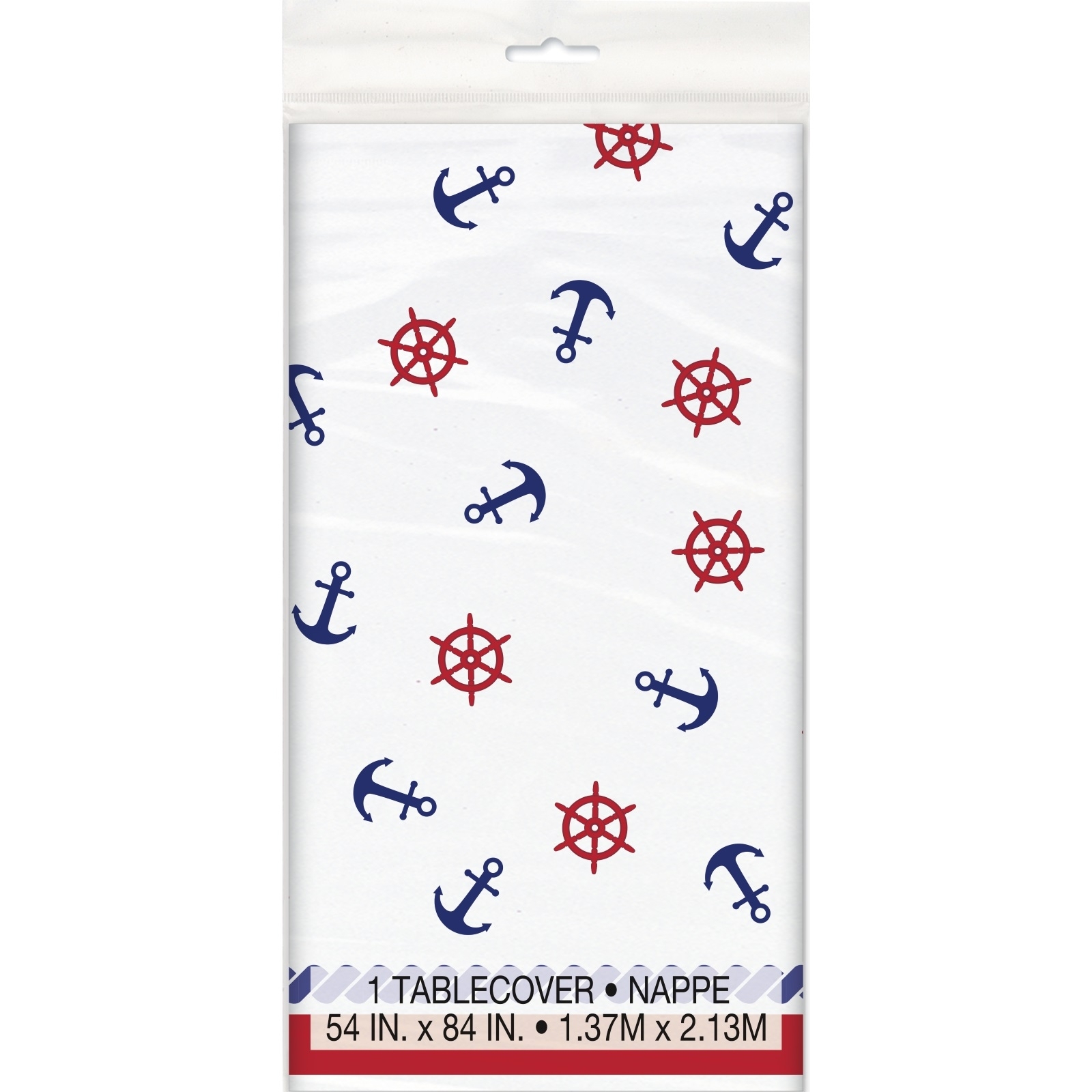 Nautical Party Plastic Tablecloth