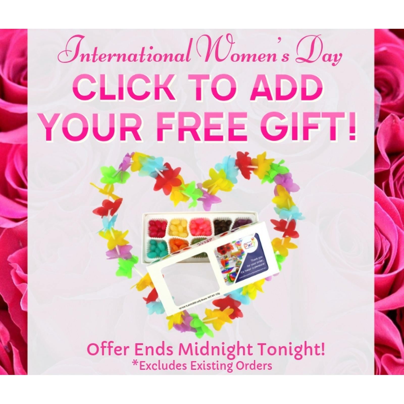 Free Gift Jellybeans and Lei