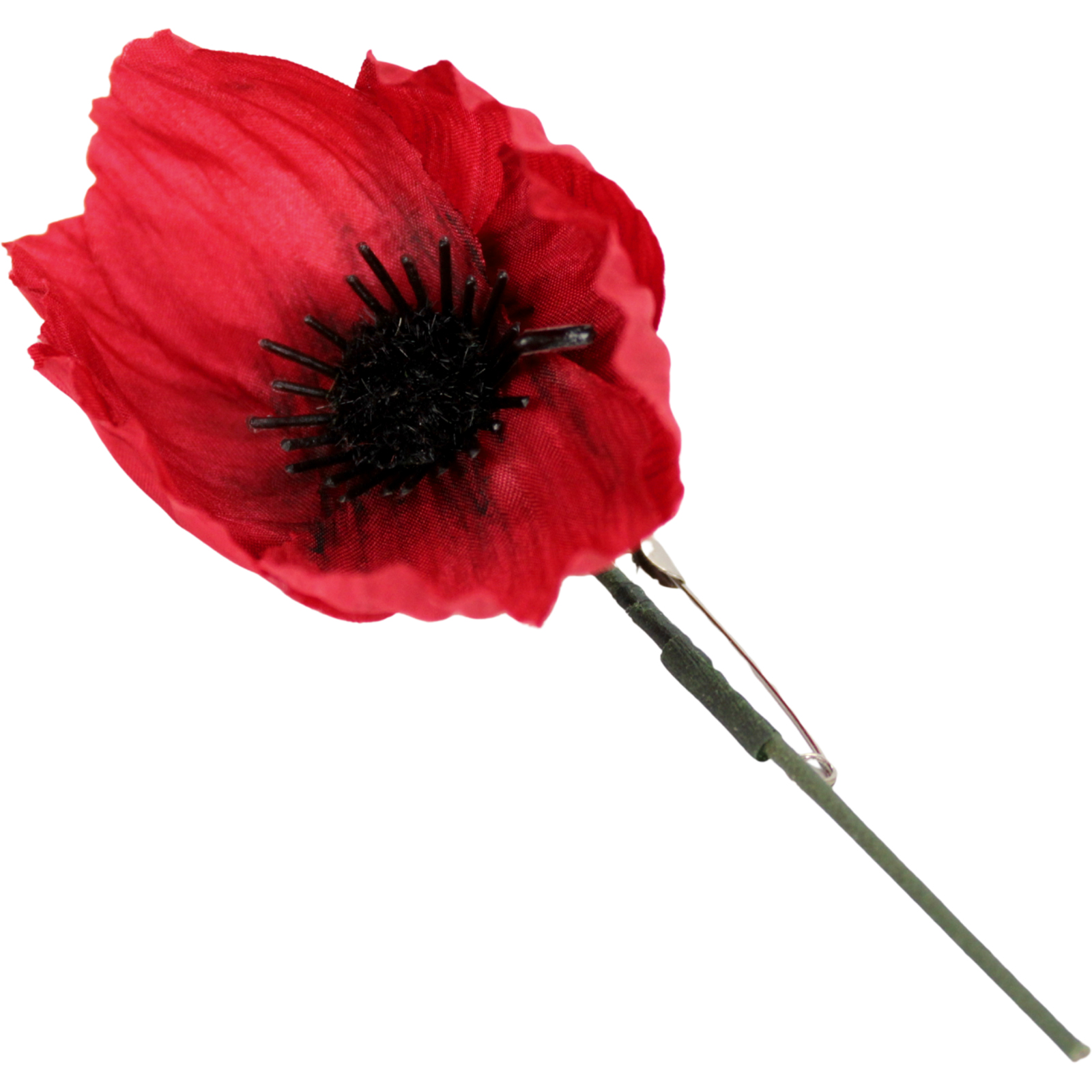 Remembrance Day Poppy Pin