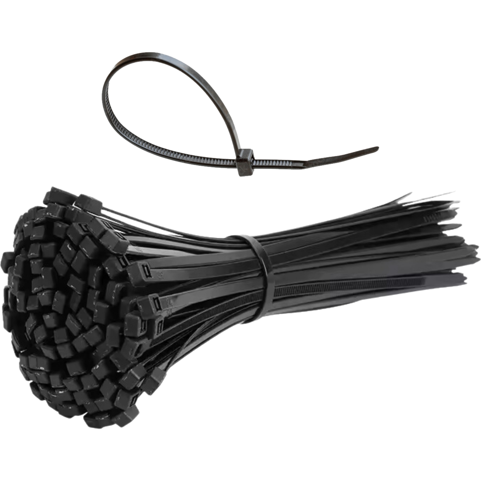 Heavy Duty Black Cable Ties (Pack of 50) 