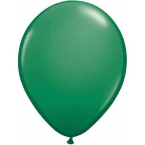 Green Balloons 25cm Round (Pack of 10)
