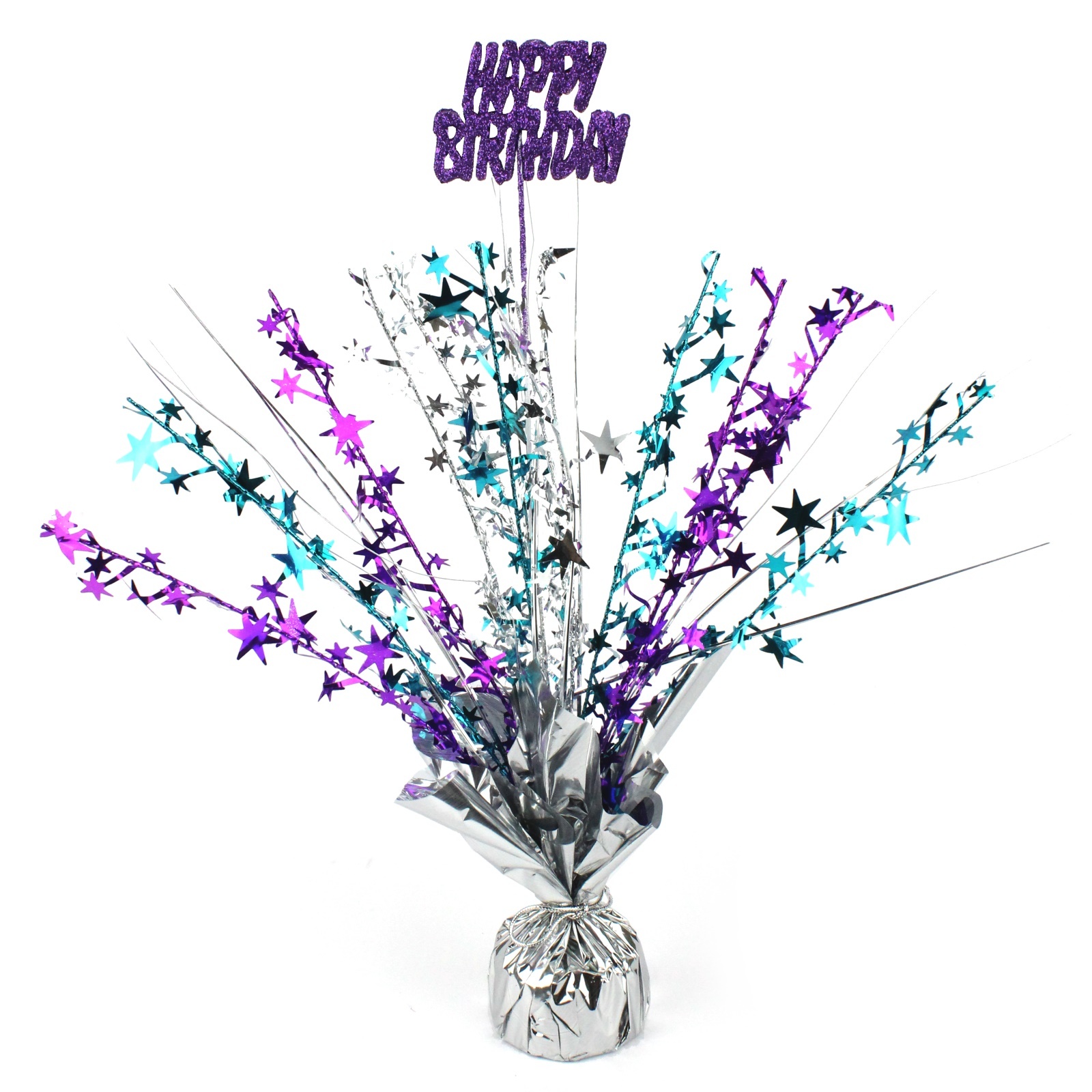 Happy Birthday Balloon Weight Table Centrepiece