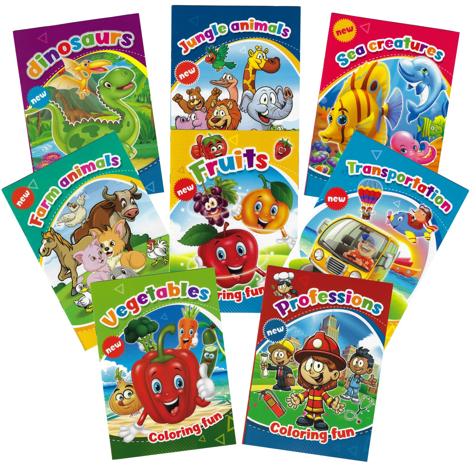 Assorted Colouring In Book (1 Design Only)