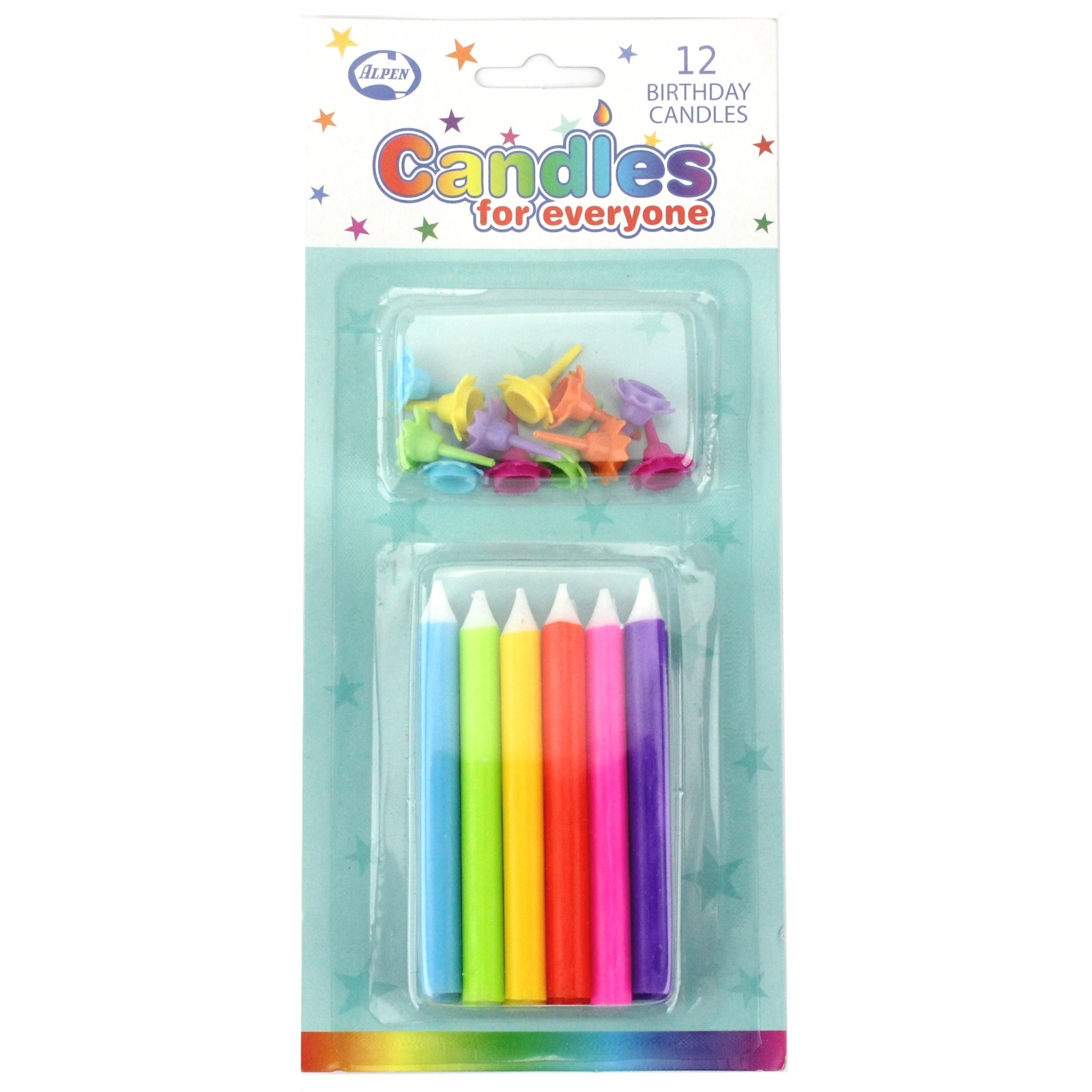 Jumbo Bright Candles (Pack of 12)
