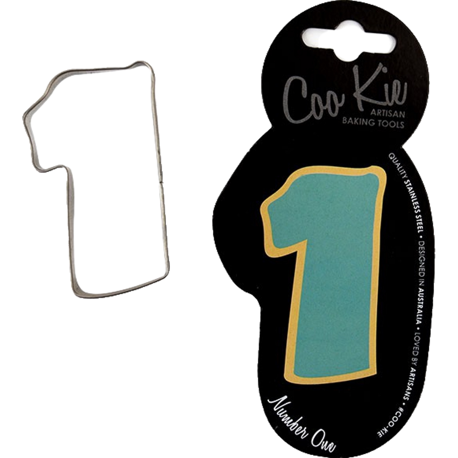 Coo Kie Number 1 Cookie Cutter 