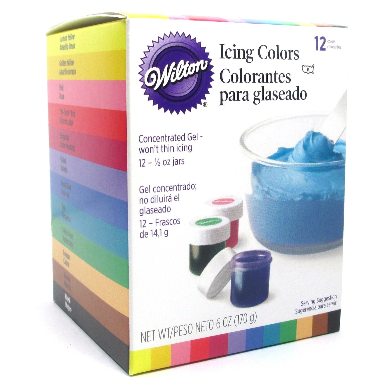 Wilton 12 Icing Colours Kit