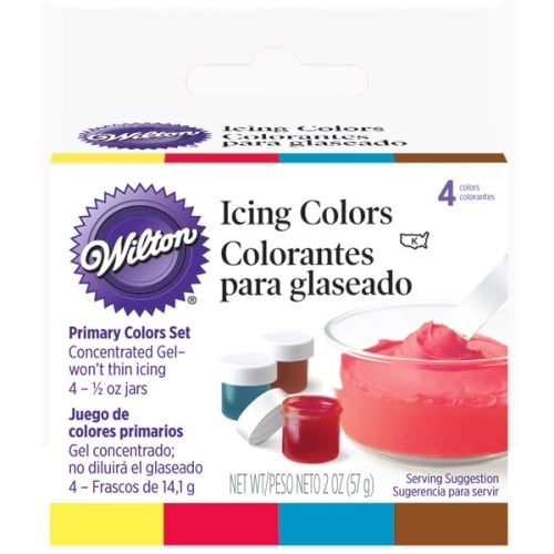 Wilton Primary 4 Icing Colour Set