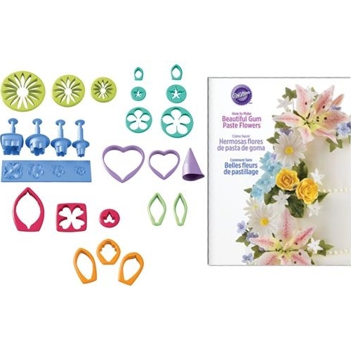 Wilton gum paste flower cutter set sale