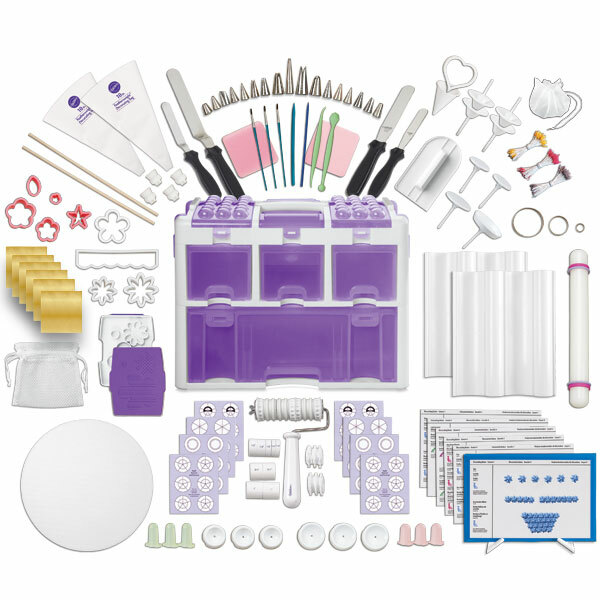 Professional cake shop decorating set