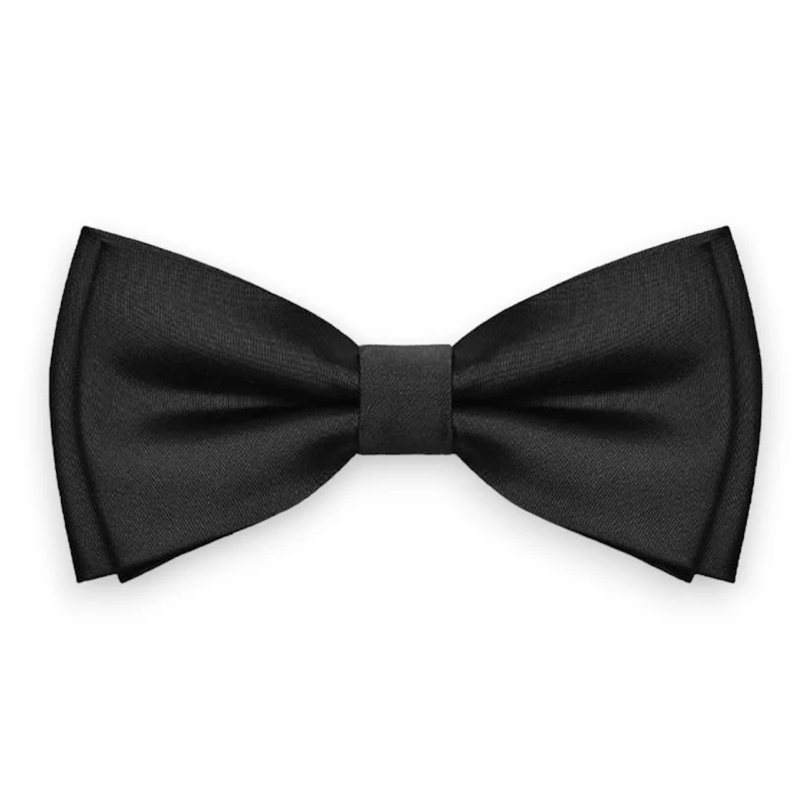 Formal Black Bow Tie Adult Costume Accessory