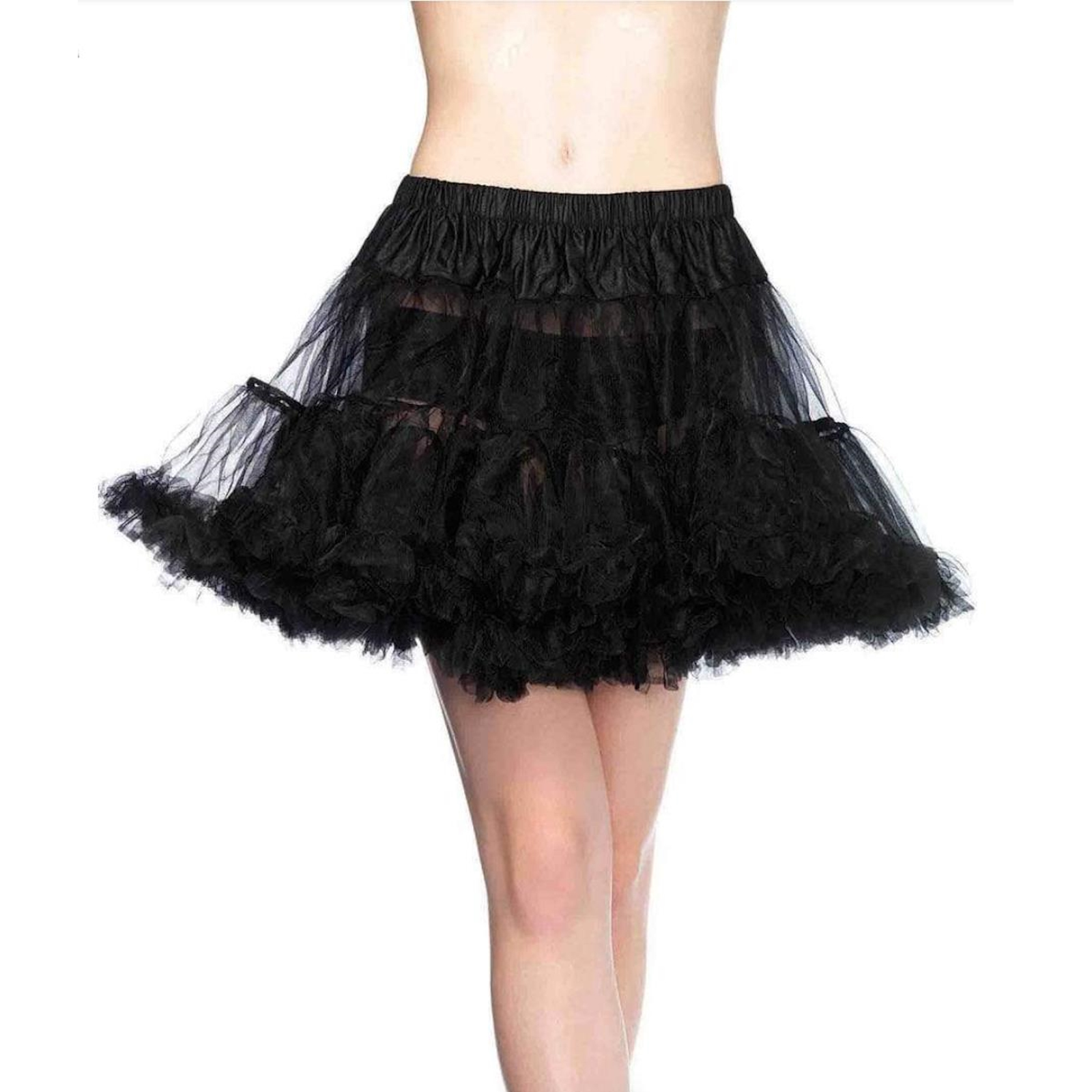 Bodywear Full Black Petticoat Adult Costume Accessory