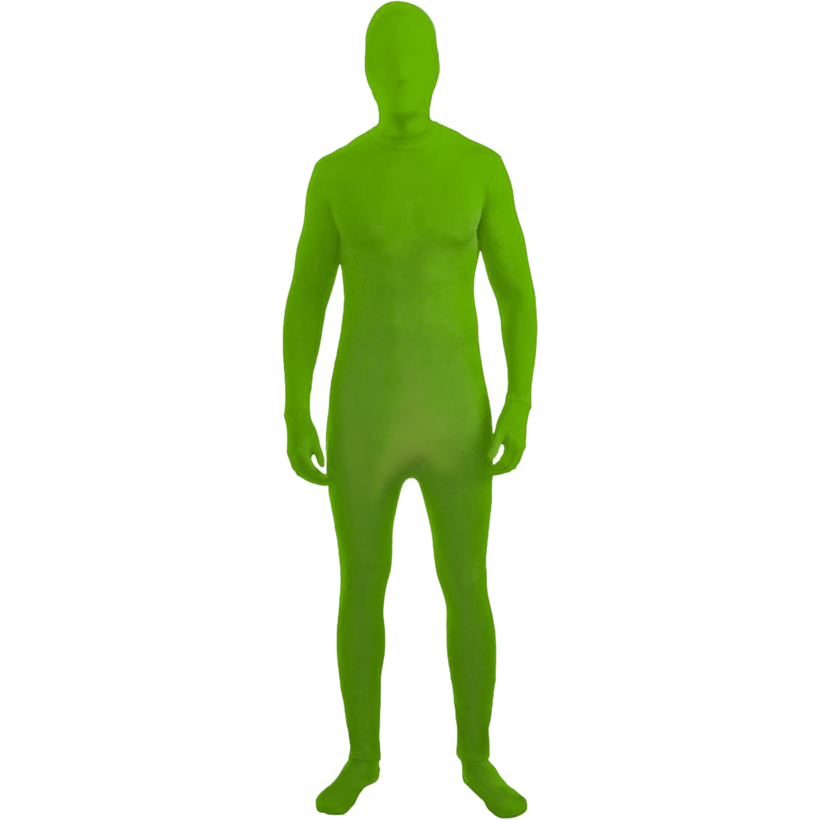 Green Invisible Skin Suit Adult Costume Standard