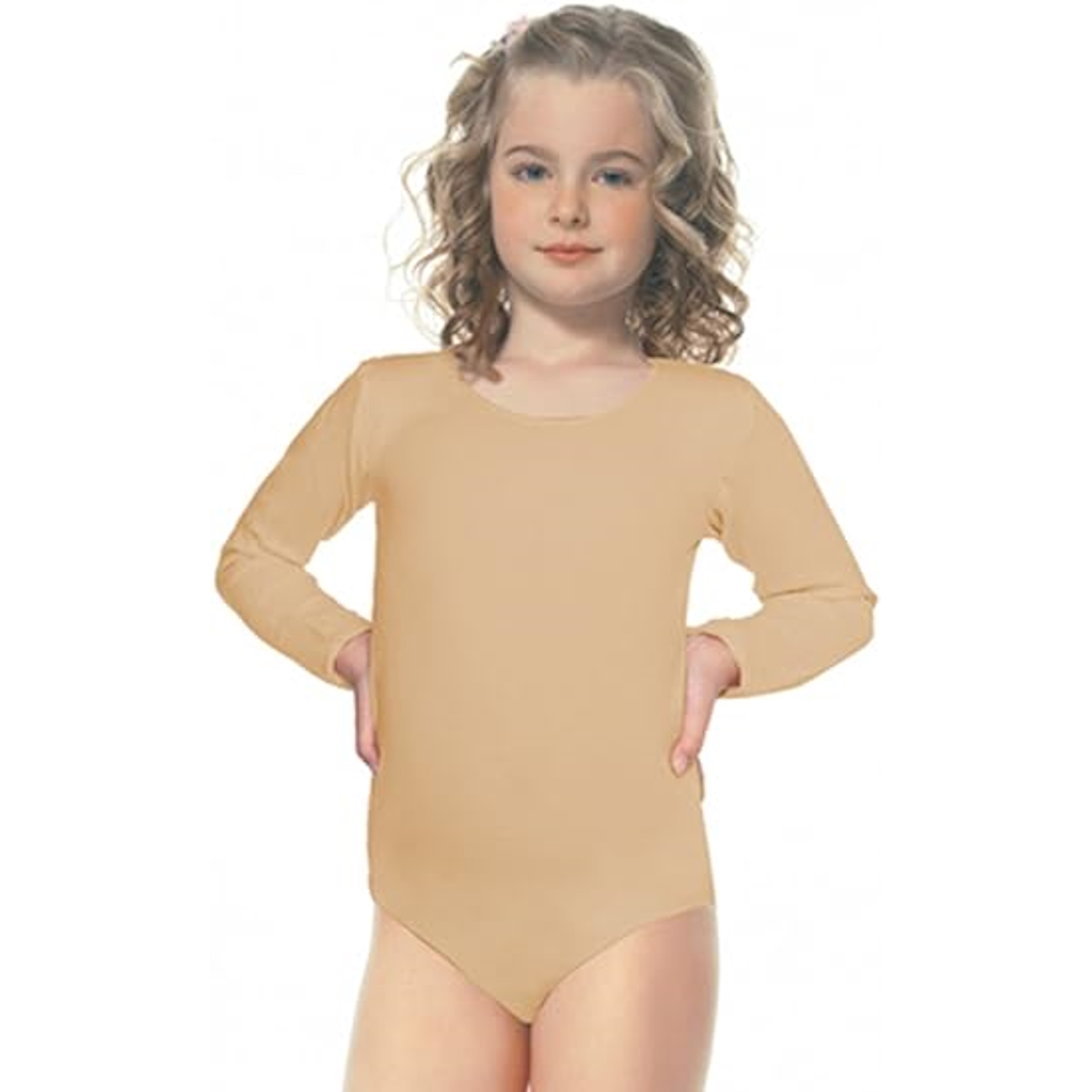 Bodysuit Nude Child Costume Large