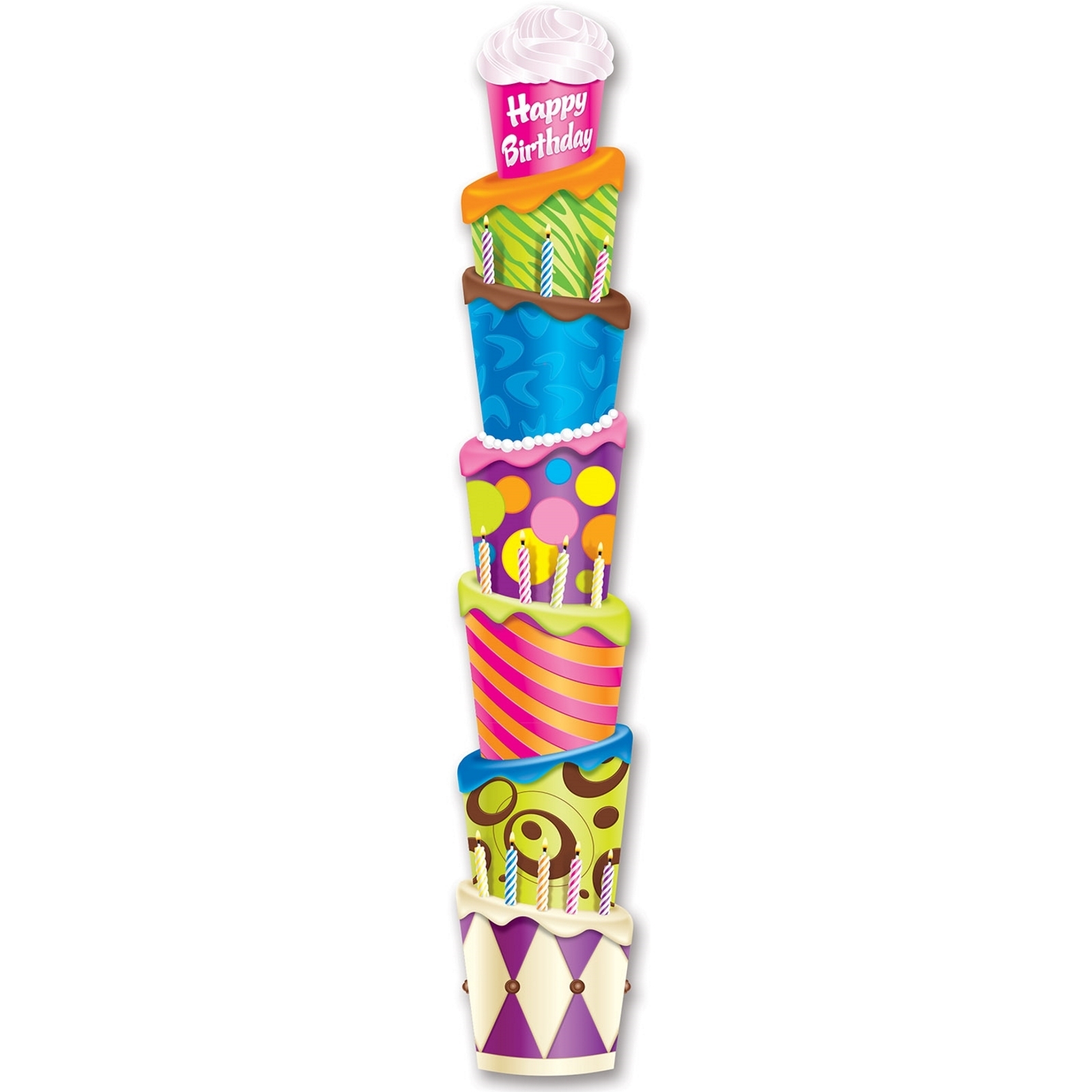 Jointed Birthday Cake Decoration