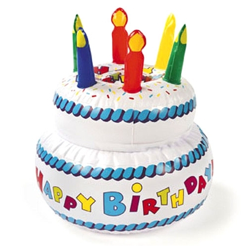 Inflatable Happy Birthday Cake