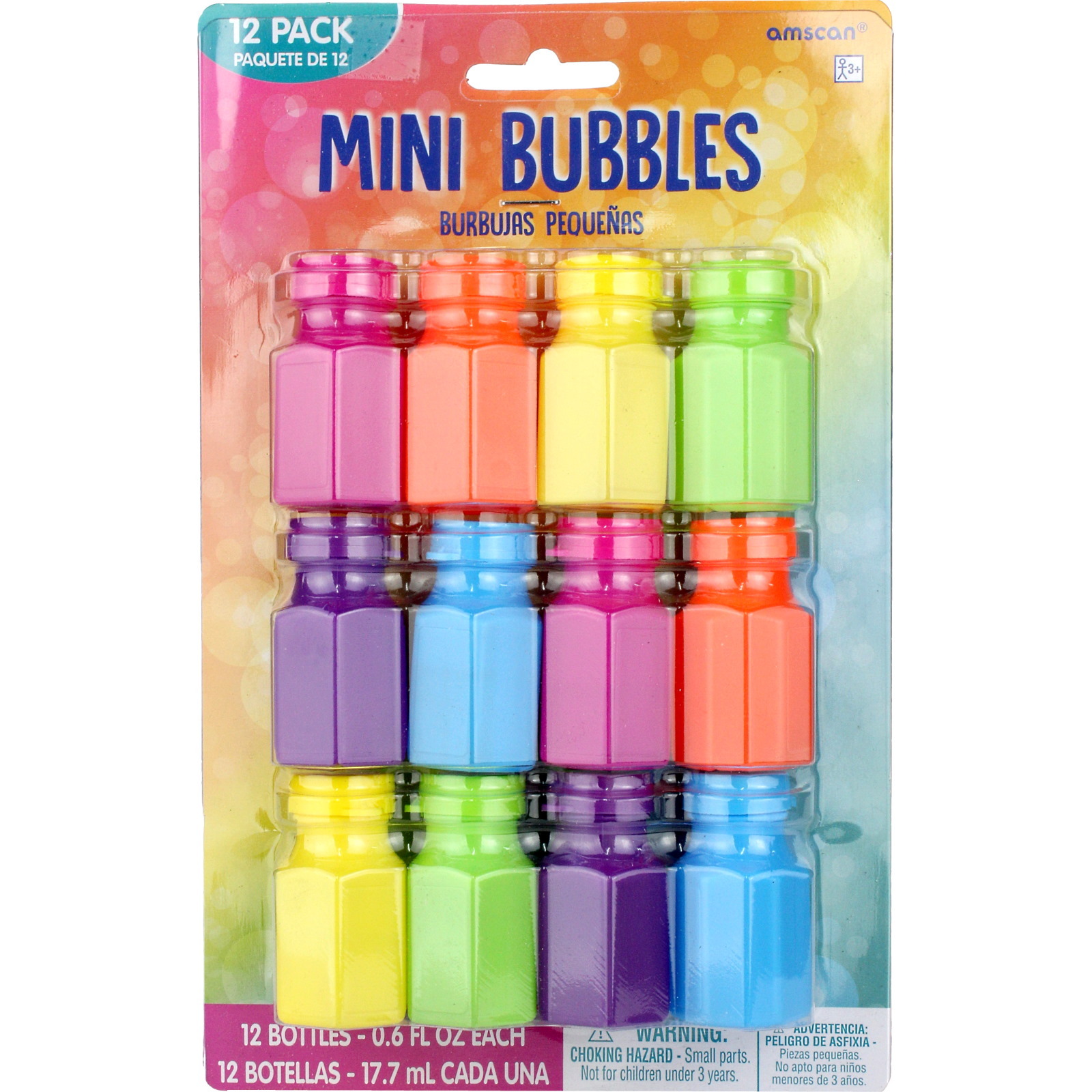 Mini Bubble Bottles (Set of 12)